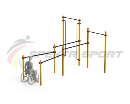 Купить Спортивный комплекс для инвалидов-колясочников WRK-D19_76mm в Бутурлиновке 